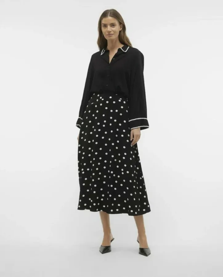 Černá dámská košile Vero Moda Bumpy