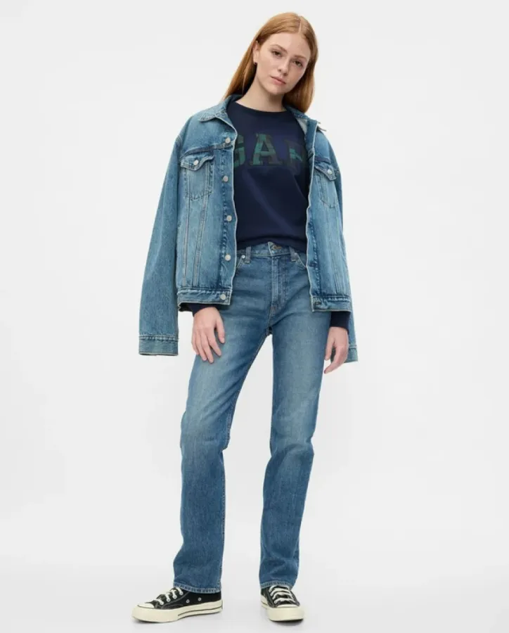 Oversize mikina s logem Gap