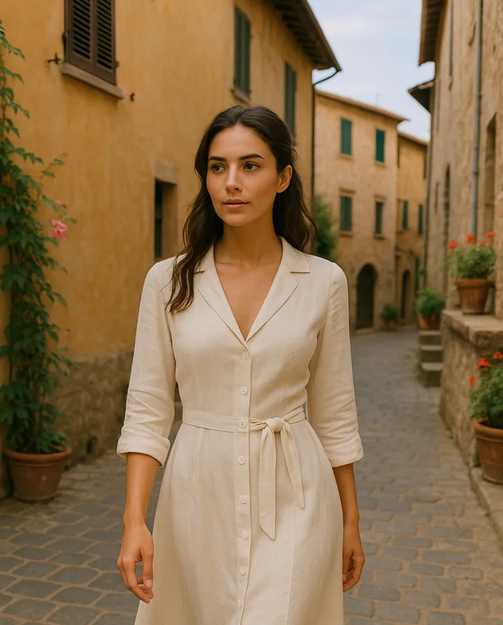 Propínací bílé šaty