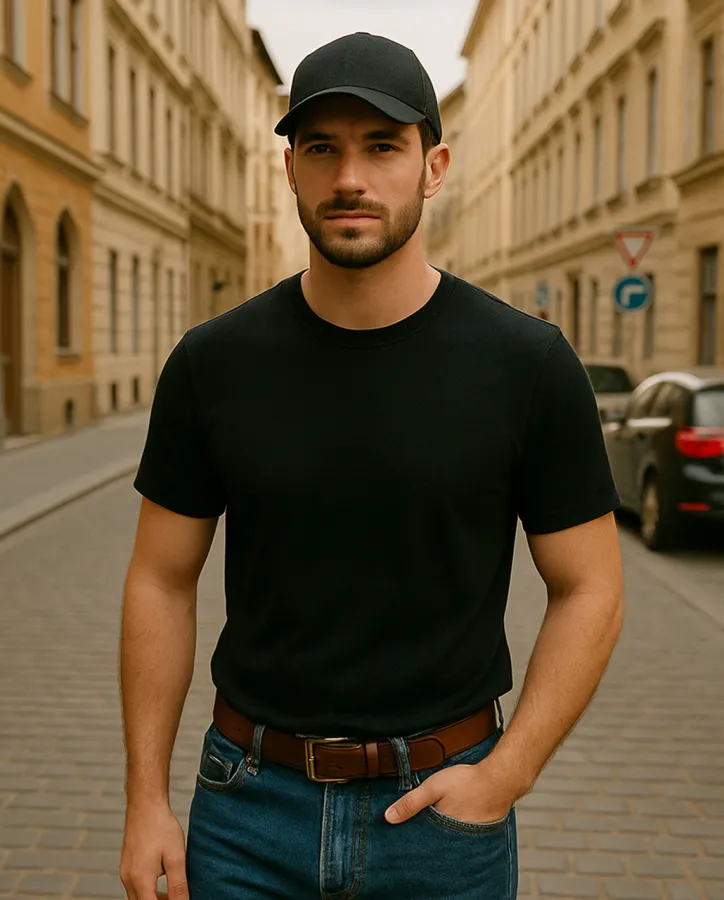 Pánské triko černé