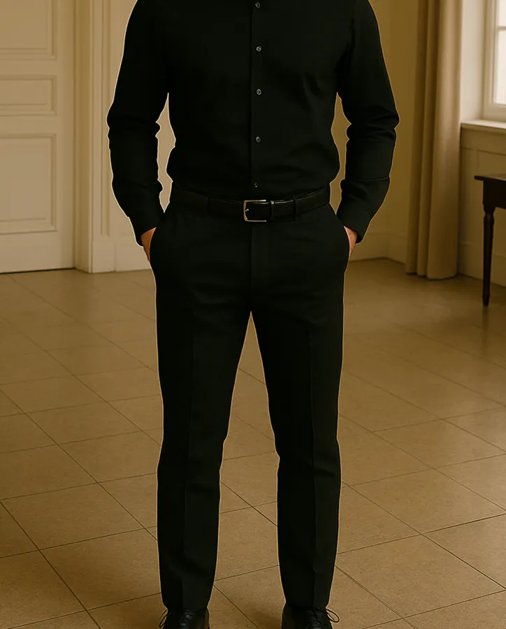 Formální černé kalhoty